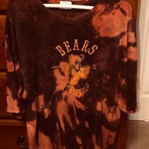 HAND TYE DYED CHICAGO BEARS TEE GREATFUL